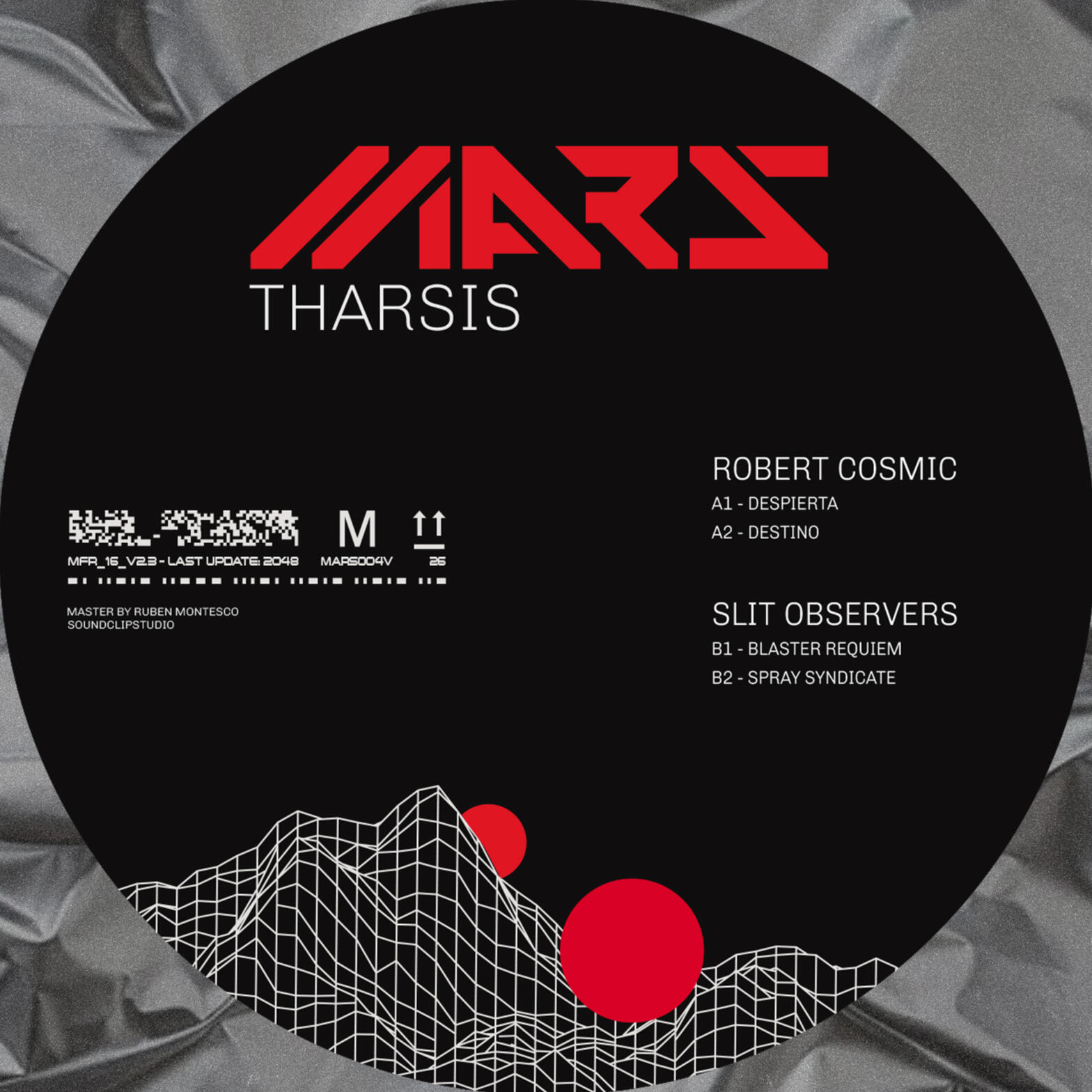 Vinyl record by Robert Cosmic Tharsis